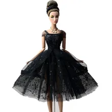 NK 1 шт. свадебное платье принцессы благородные вечерние платья для куклы Барби модный дизайн наряд лучший подарок для девочки кукла 060A