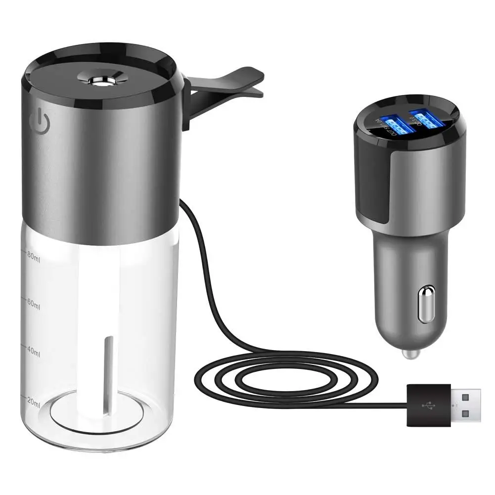 

For BC 35b 2 Generation Mini Usb Air Spray Aromatherapy Car Humidifier Dual USB Charger Standby To Protect From Dry Heating
