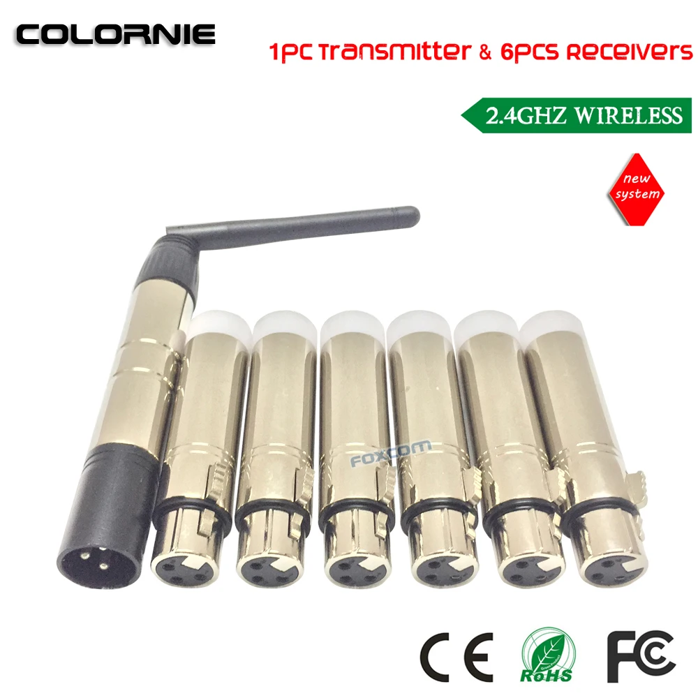 

DHL Free Shipping DMX512 Wireless Lighting Controller 2.4GLED Lighting DFI Wireless DMX Receiver Transmitter