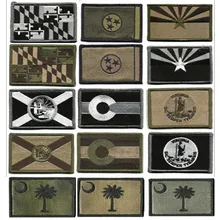State Of US state flag Embroidery Patch Flags Morale Patch Tactical Emblem Badges Embroidered Patches malaria epidmiology among nomadic fulani of adamawa state nigeria
