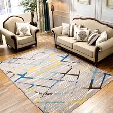 Коврик с наполнителем гостиная журнальный столик спальня полный прикроватные одеяло Свадебный номер простая в современном скандинавском стиле с геометрическим рисунком для чистки ковров, для дома