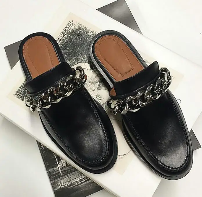 ladies silver leather loafers