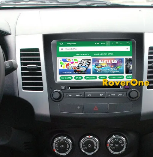 Cheap RoverOne Android 8.0 Octa Core Car Radio DVD GPS For Mitsubishi Outlander XL EX 2007-2011 Touchscreen Multimedia Player HeadUnit 1