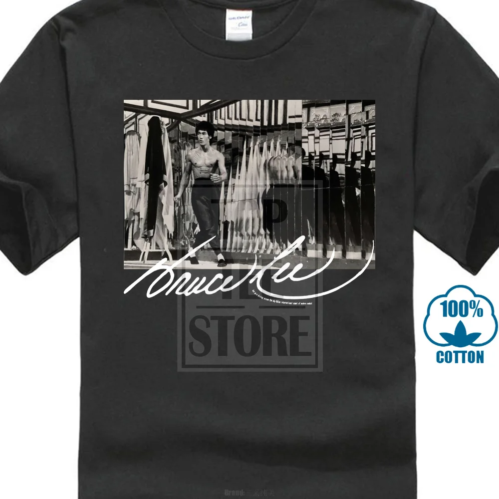 

Bruce Lee Mens T Shirt In Sizes Sm 4Xl New Kung Fu In 100% Black Cotton