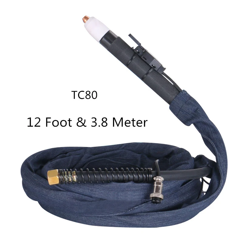

12 Foot & 3.8 Meter TC80 plasma cutting machine cutting torch cutting head 80A Pencil Torch Head Body