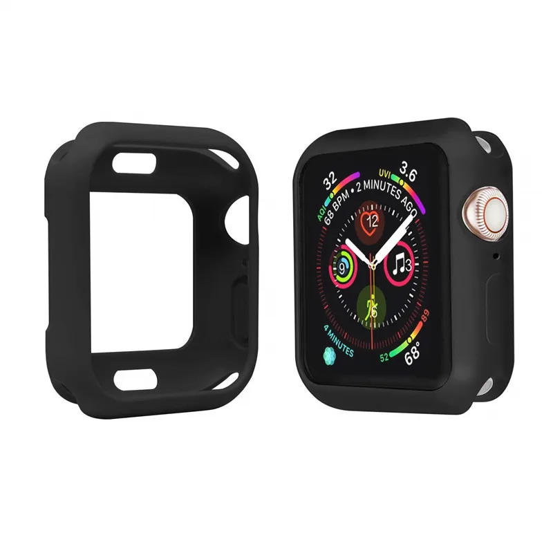 Красочный мягкий чехол протектор для Apple Watch Series 4 ультратонкий защитный чехол против царапин для iWatch 40 мм 44 мм бампер