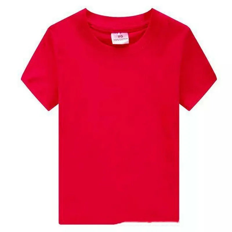 CROAL CHERIE Toddler Boy Clothes Solid Short Sleeve Summer T-Shirt Girl Clothes O-Neck Tee Tops For Student School Clothing (1)