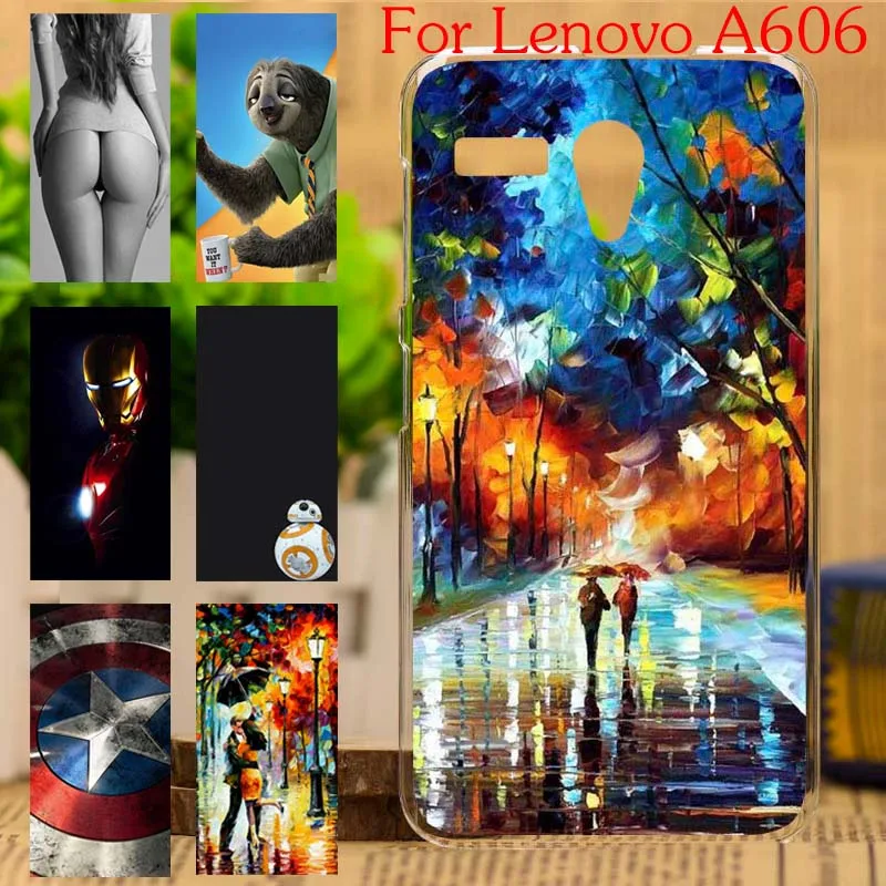 Чехол для Lenovo A606 высокое качество живопись мультфильм мода чехол задняя крышка |