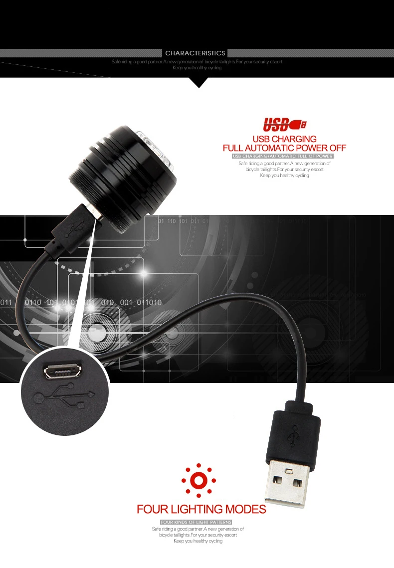 Cheap Cycling Safety Warning Lamp 6-20 Hours Runtime MTB Road Bike Rear Head Light Cycle Lighting Figment USB Charge Red White Color 2 Cheap Cycling Safety Warning Lamp 6-20 Hours Runtime MTB Road Bike Rear Head Light Cycle Lighting Figment USB Charge Red White Color 2