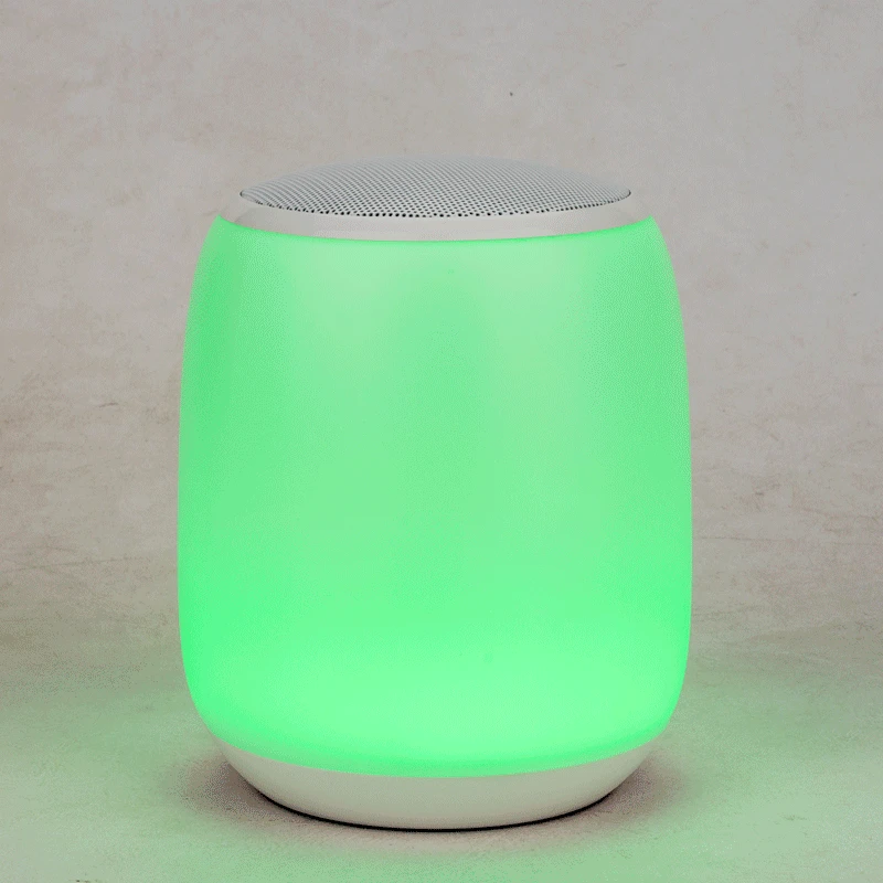 Q5 Portable Outdoor Bluetooth Stereo Speaker lamp LED Smart Night Light Bedside Lamp RGB White Touch RGB decorative led lights