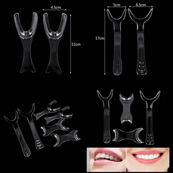 

New 4pcs/6pcs/set Dental Tooth Intraoral Lip Cheek Retractor Mouth Opener Set Orthodontic Brace Trays Equipment