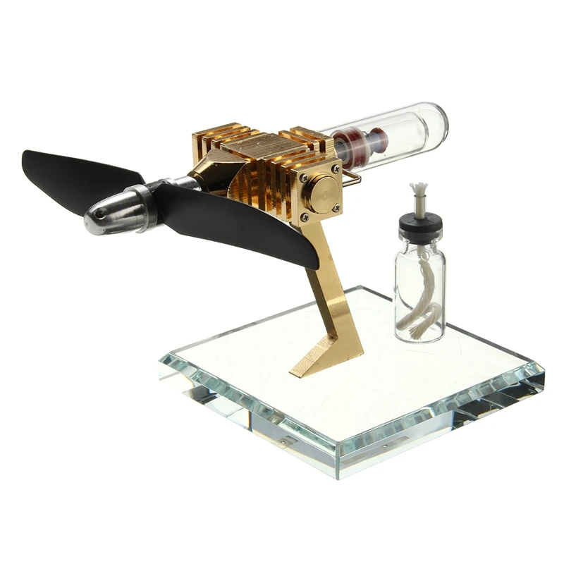 

Brand New Aircraft Air Engine Power Generator Engine Innovative Stirling Engine Science Toys New Version Kids Educational Toy