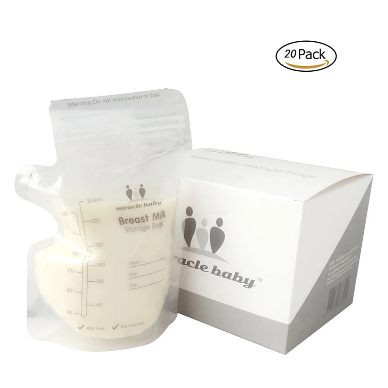 

20/30 Pcs Baby Food Storage Breast MilkTo Store Milk Bags 250ml BPA free Freezer Feeding Bags Practical Packages For Milk