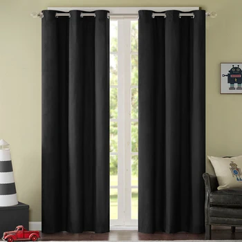 

Solid Pink Ivory Princess Full Black Out Blinds Slide Fabric Window Curtain Thick High Quality Custom Size Decorative for Rooms