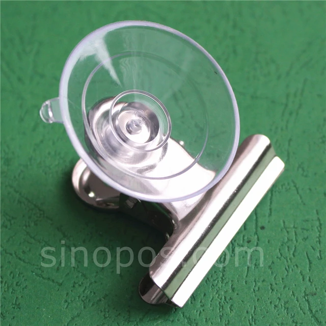 Medium Suction Cup With Metal Clamp, door wall window sign POP