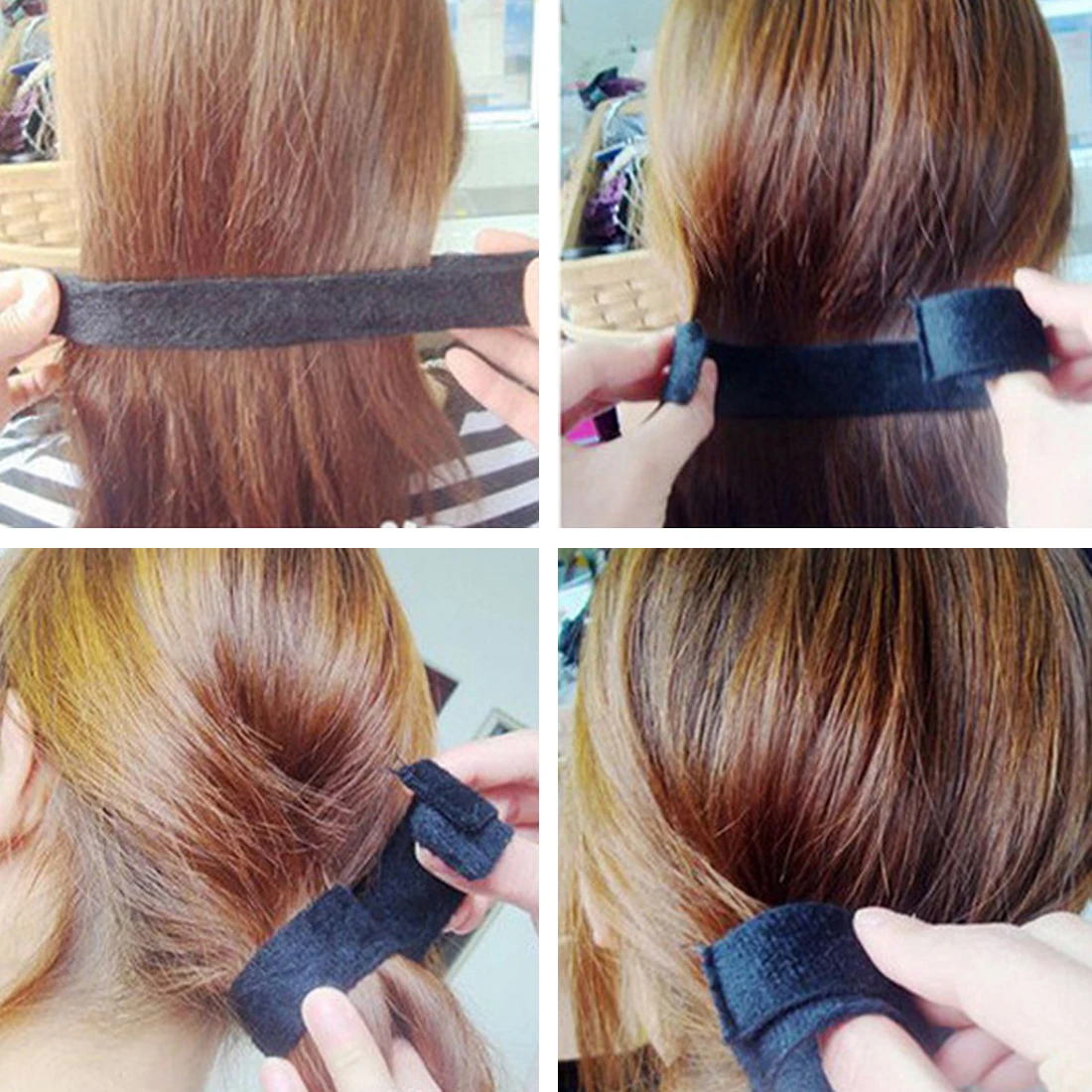 Hair Bun Donut Fashion French Curly Hair Styling Braider Clip