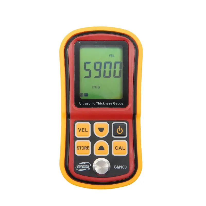 

LCD Digital Ultrasonic Thickness Gauge tester Metal Width Measuring InstrumGM100 1.2 to 225mm(Steel) Sound Meter Diagnostic-tool