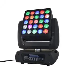 

Homeilicht 25pcsx10W RGBW 4IN1 Cree Matrix Light DMX 512 Led Moving Head Beam