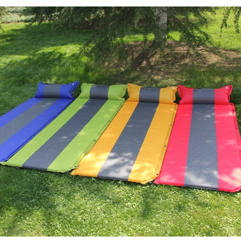 

Camp Moistureproof Mat Automatic Filling Pad Camping Self Inflatable Pad Outdoor Single Camping Mattress