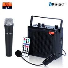 Bluetooth портативный беспроводной голосовой усилитель, портативная гарнитура, микрофон, обучающий динамик, мегафон, руководство тренера, громкий динамик