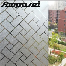 45*200 см ПВХ статическая стеклянная пленка для окон матовая конфиденциальность для дома или офиса, декоративные самоклеющиеся наклейки для стеклянных дверей и окон-FF