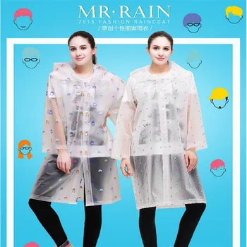 

Adult raincoat fashion conjoined Eva outdoors travel raincoat