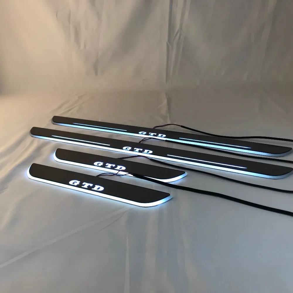 Led перемещение двери потертости накладки на плоской подошве динамический