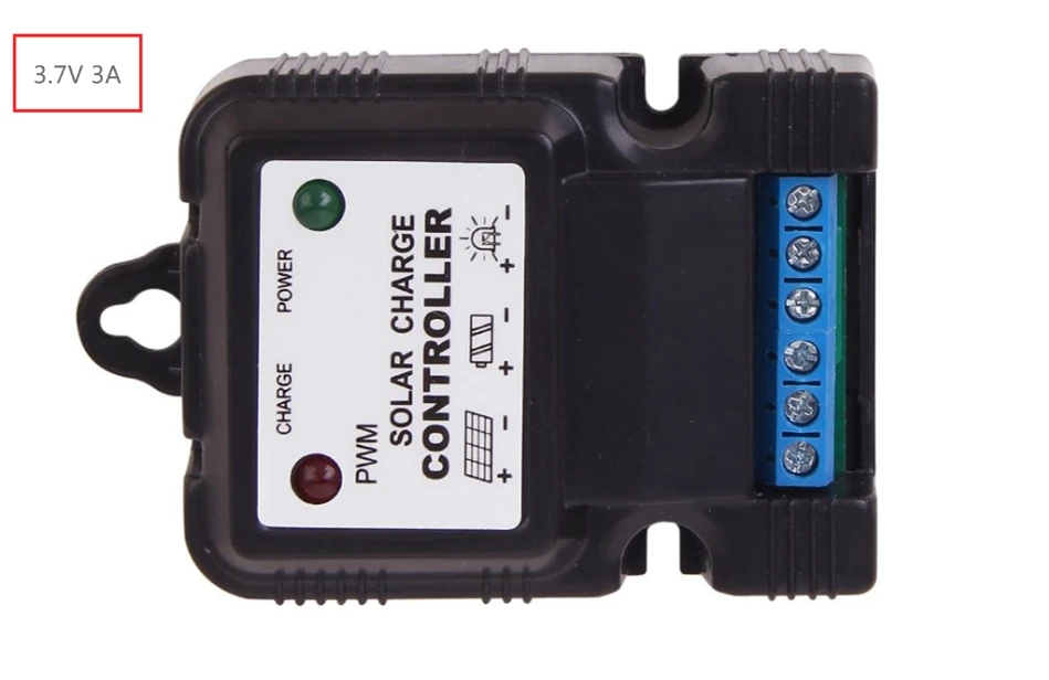 

3A 3.7V Solar PWM Panel Charge Battery Controller Regulator 3Amps Solar Chargers for home control