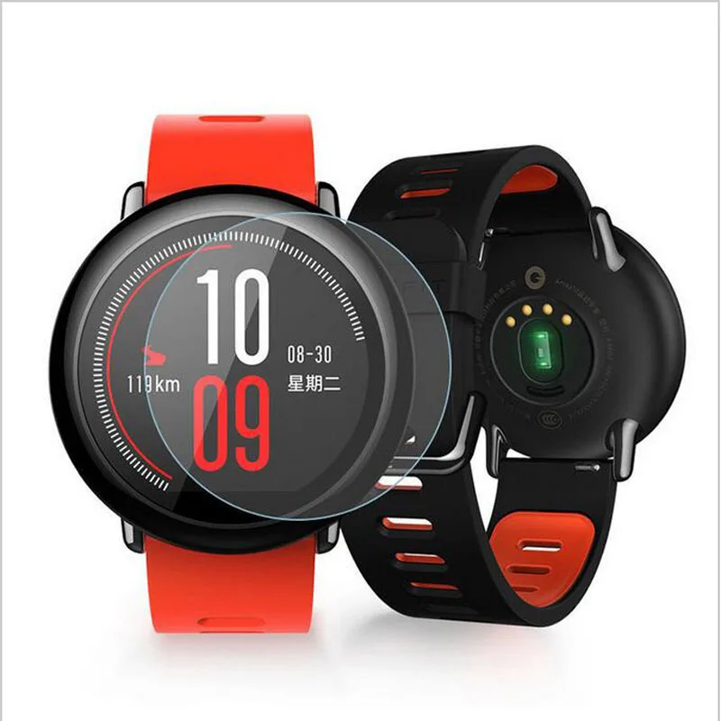 3 шт. протектор экрана из закаленного стекла 9H для Xiaomi Huami Amazfit Pace Smart watch полное покрытие стеклянная Защитная пленка для экрана