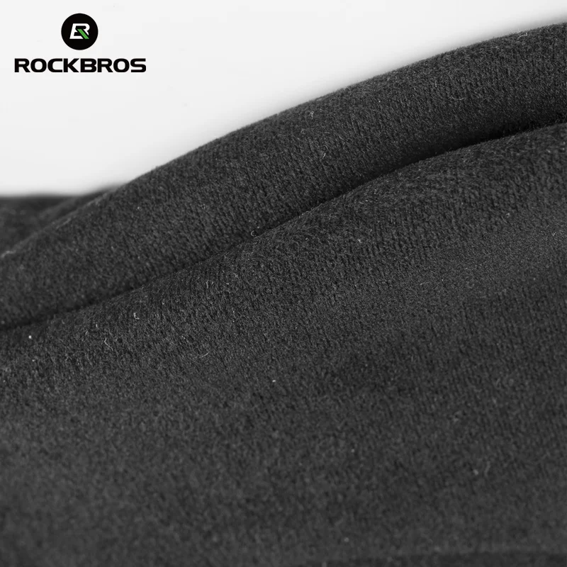 ROCKBROS الحرارية الصوف التزلج قفازات كاملة الأصابع يندبروف على الجليد قفاز للماء قفازات للتزلج الشتاء الدراجات دراجة قفازات