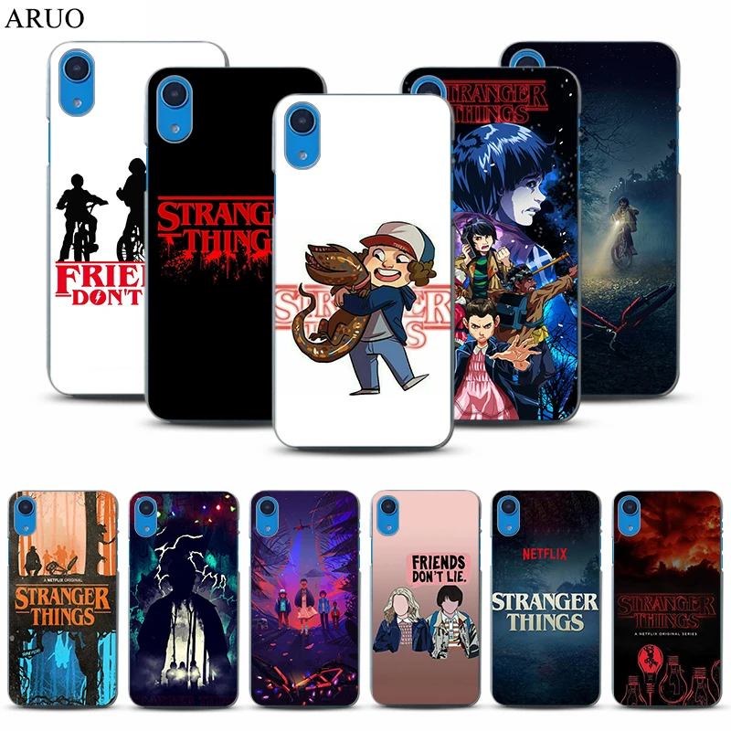 

Phone case for iphone XS Max XR X XS 8 8plus Stranger Things best kids clear Hard matte cases for 6s 6splus 7 7plus 5 se 4 cover