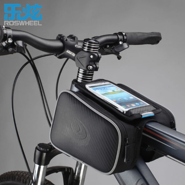 Sales ROSWHEEL Double IPouch Cycling Pannier For 4 7 5 5 inch font b Smartphone b