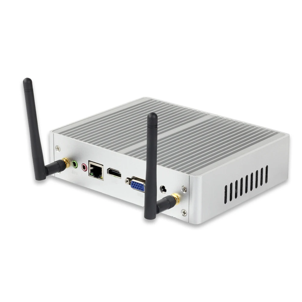  HLY Mini PC Core i3 7100U i5 7200U 4210Y i7 Fanless PC Mini Windows 10 HDMI 480GB SSD HTPC TV Box W