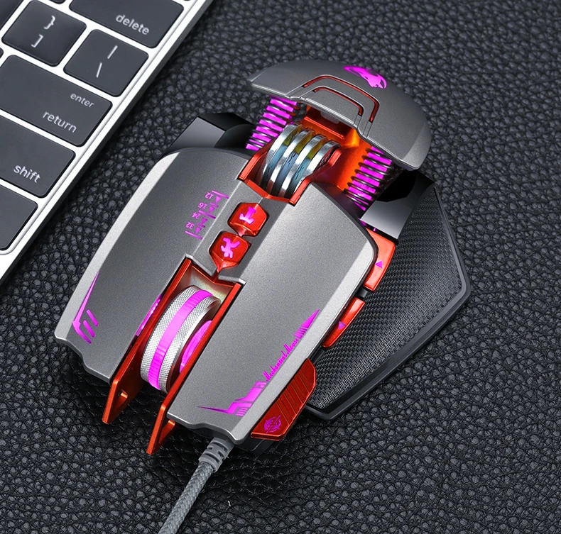 Профессиональная игровая мышь 3200 dpi, оптическая USB Проводная компьютерная мышь, геймерские компьютерные мыши с подсветкой, игровая мышь, эргономичная мышь для ноутбука, ПК