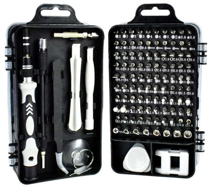 

110 in 1 Screwdriver Sets Multi-function Computer Repair Tool Kit Essential Tools Digital Mobile Phone Tablet PC Watch Repair