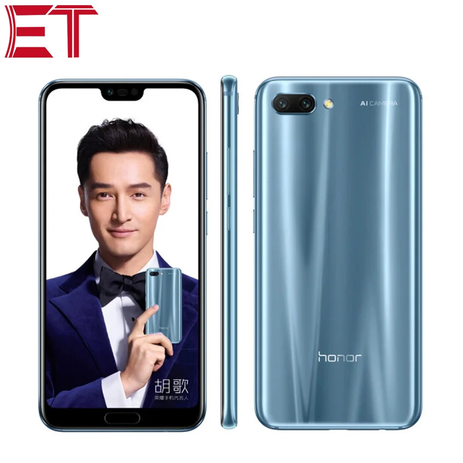 Оригинальный Новый Honor 10 4G LTE мобильный телефон экран 5 84 дюйма 6 ГБ ОЗУ 128 Гб ПЗУ