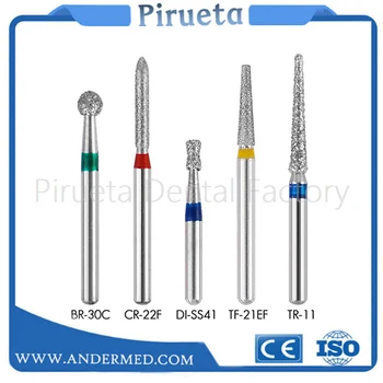 

free shipping 100pcs/20 packs High Speed Bur Steel Diamond Dental Burs Lab Burrs Tooth Drill Polisher Teeth Whitening Accs