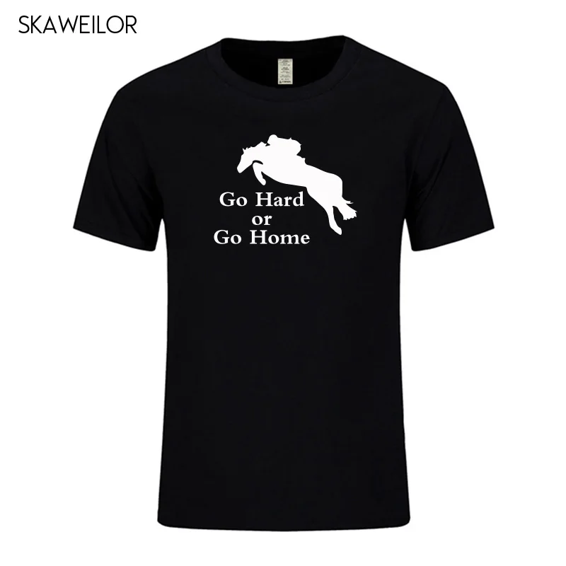 Horse Jumping T Shirt Riding Ride Equestrian Funny Print Birthday Gift