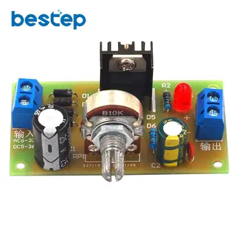 

LM317 Adjustable Power Supply Kit Continuous Adjustable DC Power Supply DIY Teaching Training Parts