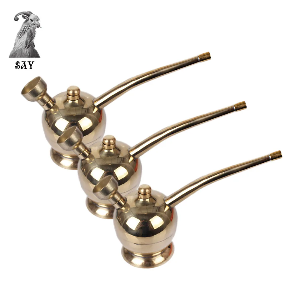 

SY Multifunction Portable Water Smoking Pipe Brass Hookah Tobacco Pipe Filter Smoke Metal Tube Hookah Accessories