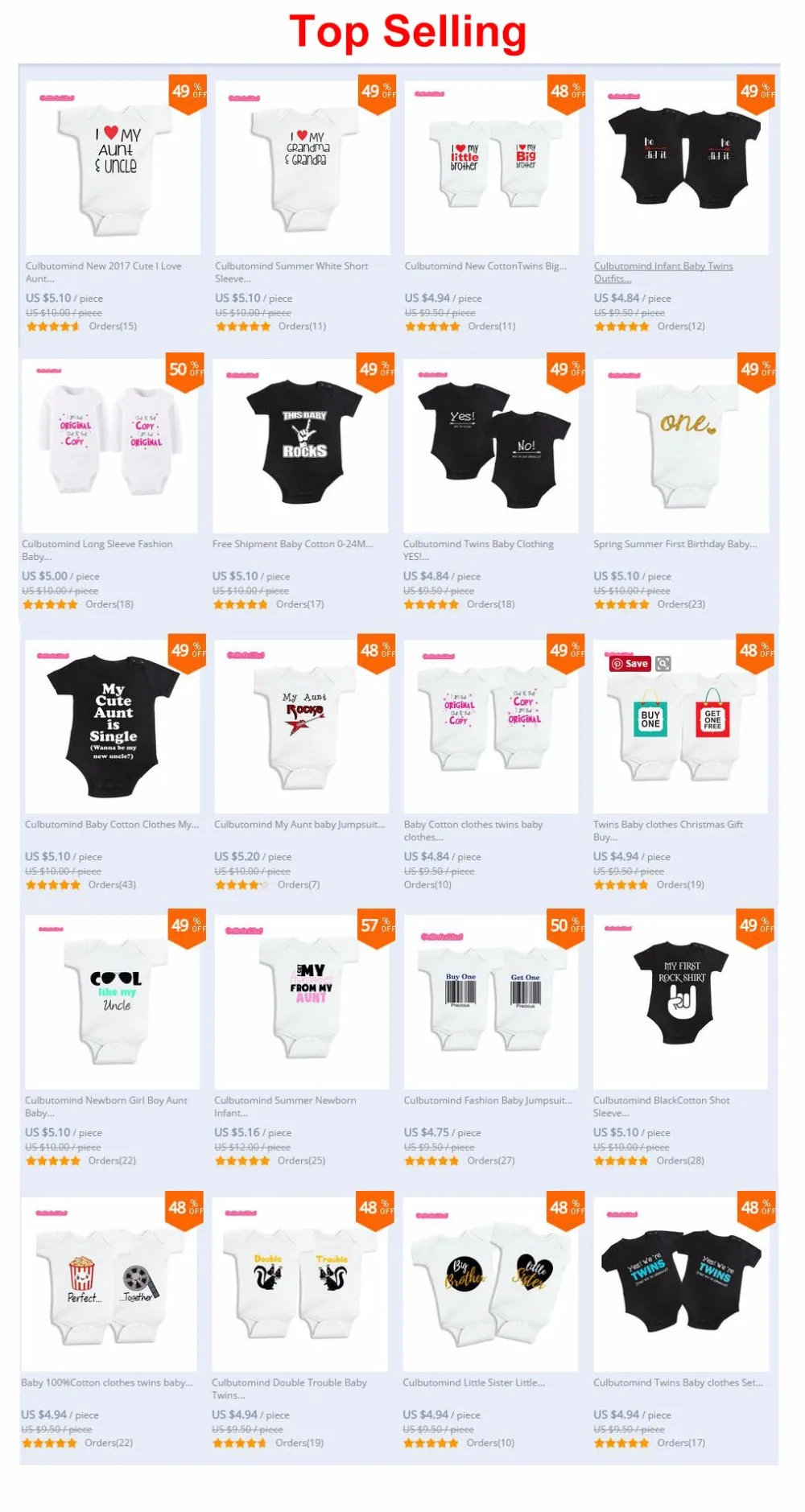 top selling 