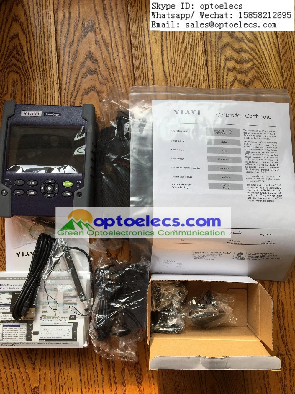 DHL Бесплатная доставка JDSU/ Viavi SmartOTDR 100A SM OTDR с E126A модулем 1310/1550nm динамический 37/35 дБ