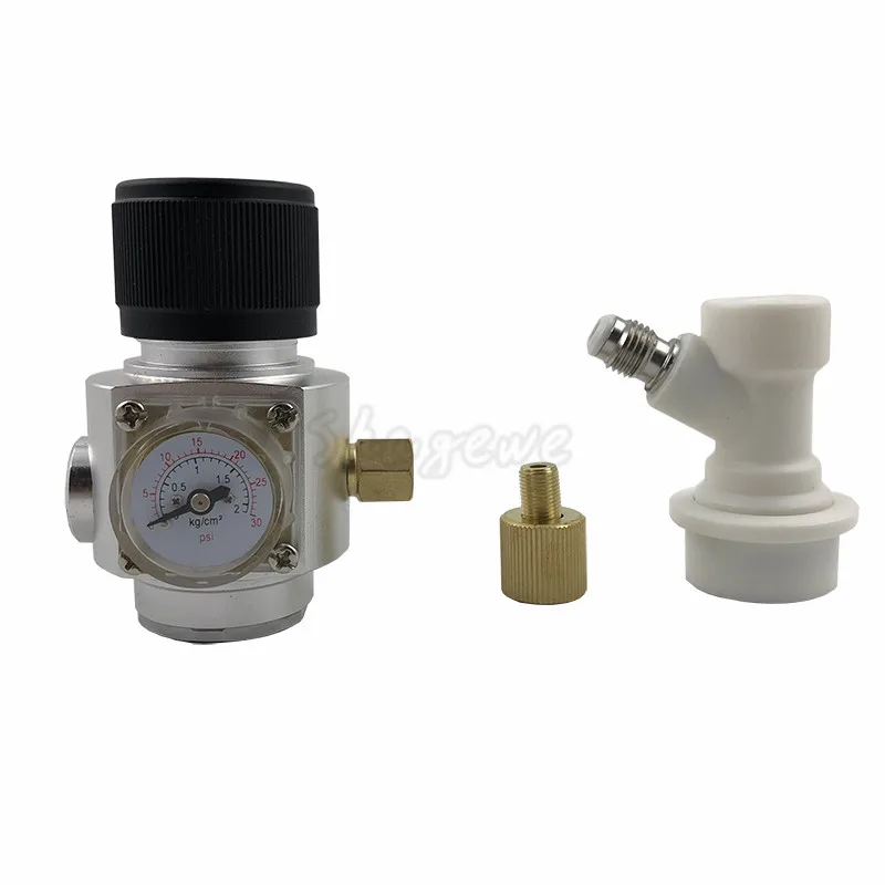 CO2 Mini Gas Regulator with Corny Keg Gas Ball Lock Disconnect for Beer Tap Homebrew GAS Regulator (3)
