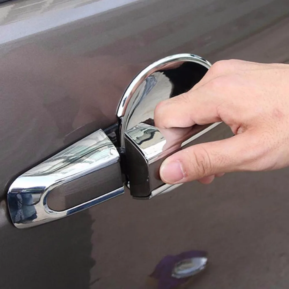 Out side door handles stickers handle bar doors knob cover decorative