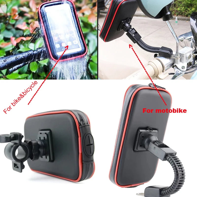 

Touch Screen Bicycle Bike Motorcycle Phone Holders Stands Case Bags For Nokia 5.1 Plus/5.1,For Nokia 6.1 Plus,Galaxy J6