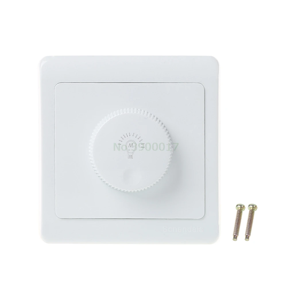 

Adjustable Dimmer Switch Wall Mounted Rotary Knob Light Brightness Controller