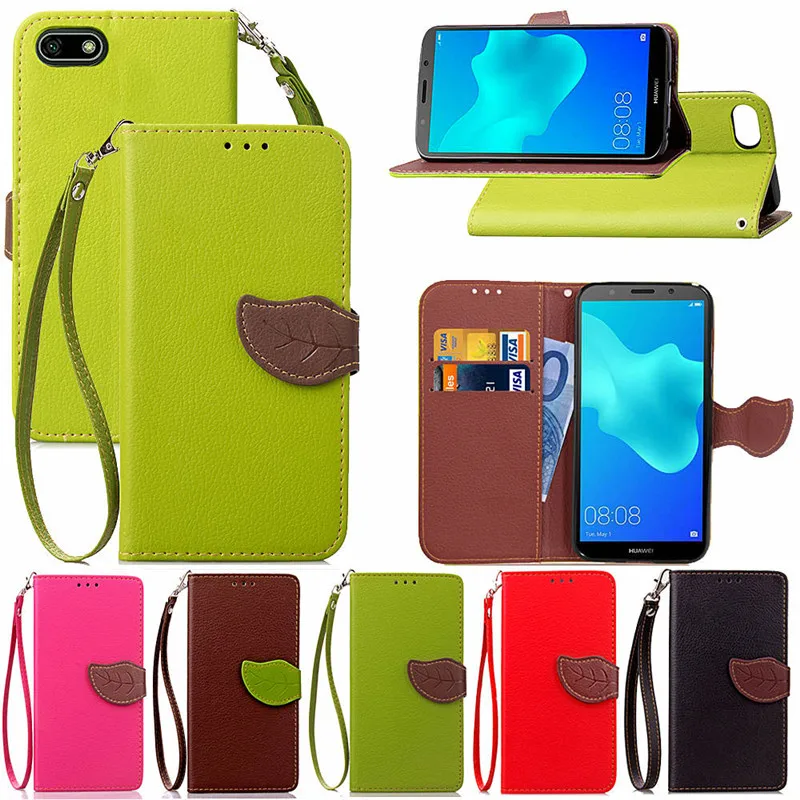 

Wallet Flip Leather Case For Huawei Honor 7A Russian Version Case 5.45" Book Stand Card Slot Cases For Coque Honor 7A DUA-L22
