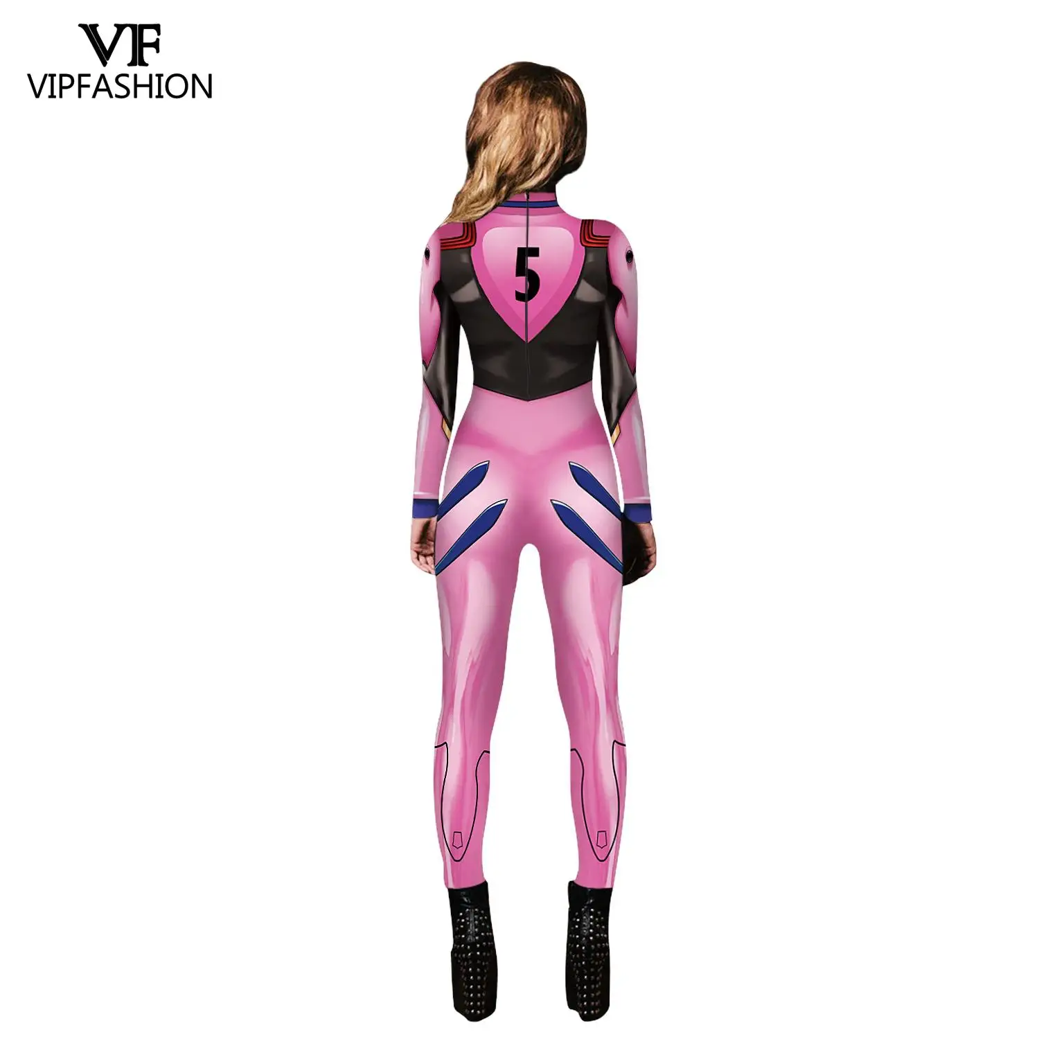 Tanie Moda vip Evangelion Asuka Langley Soryu kombinezony Anime komiks przebranie na karnawał Top wojownik kostium Zentai garnitur body