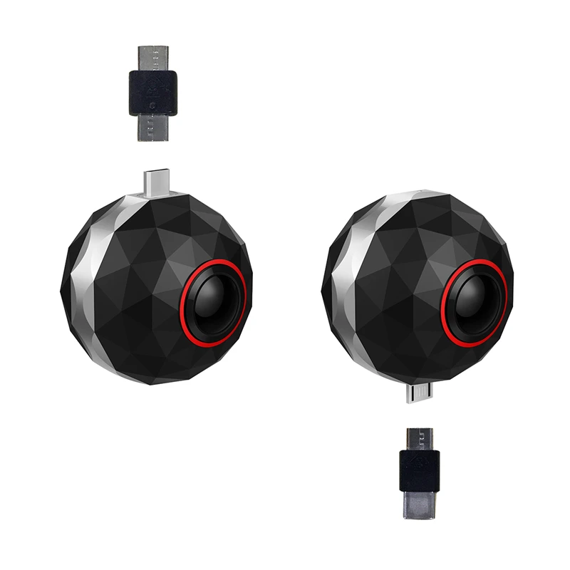 Magicsee 3K HD mini 360 camera live Panoramic Camera portable pocket VR Camera Dual Lens camera 360 for Type-c/Micro usb phones