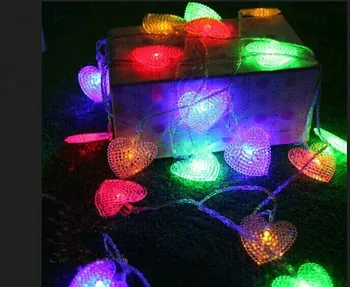 

DHL 100m LED STRING Strip 600 Hearts LED Holiday CHRISTMAS WEDDING Curtain Decoration LIGHTs Lamps Drop Shipping